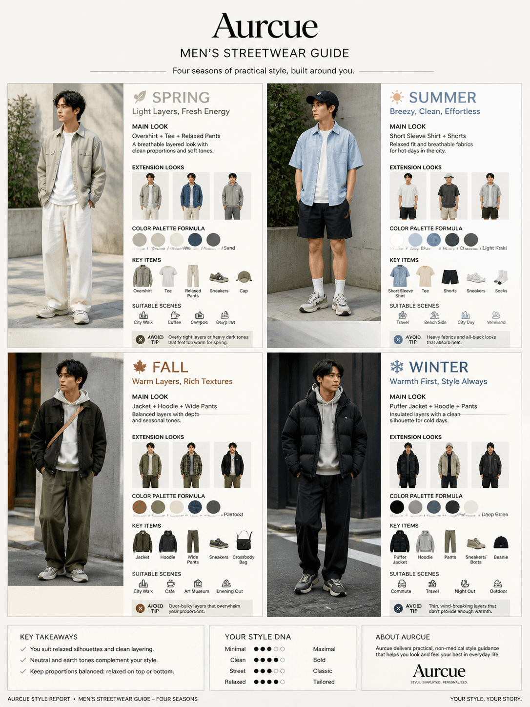 Guida streetwear stagionale uomo