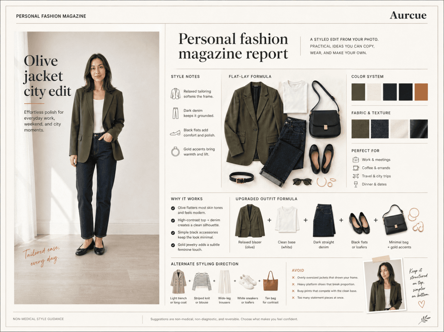 Report magazine moda personale