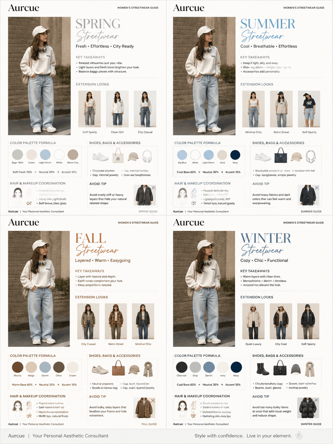 Guida streetwear stagionale donna