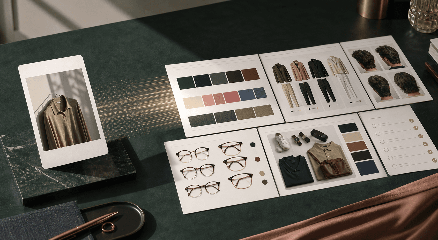 Aurcue transforms one uploaded photo into style report outputs