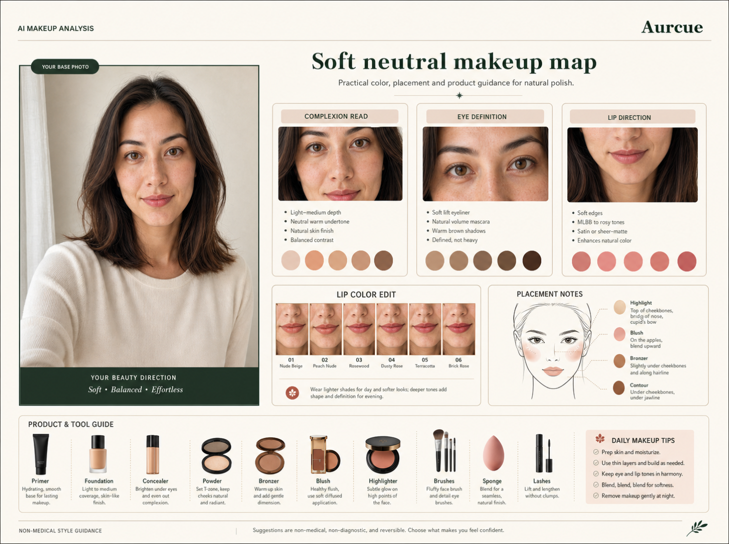 Analisi makeup IA preview